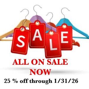 GET 25% off 2 items!!!